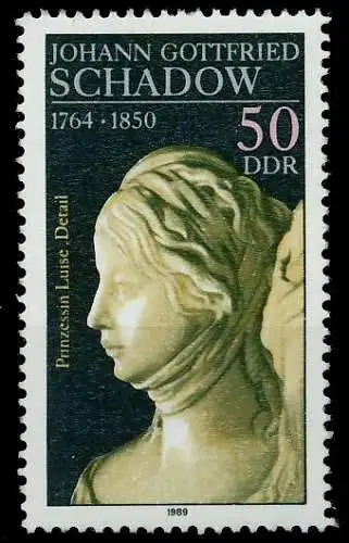 DDR 1989 Nr 3250 postfrisch SB7B39A