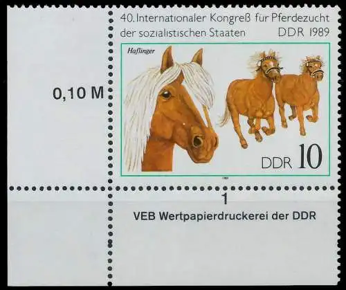 DDR 1989 Nr 3261 postfrisch ECKE-ULI 0E3F06