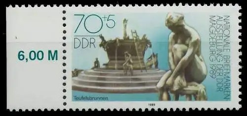 DDR 1989 Nr 3266 postfrisch SRA SB7B59E
