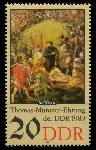 DDR 1989 Nr 3271 postfrisch SB7B606
