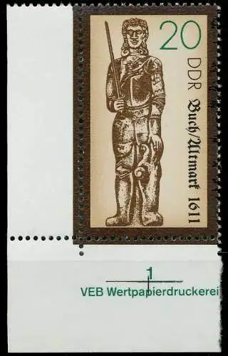 DDR 1989 Nr 3287 postfrisch ECKE-ULI 0E424E