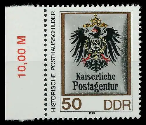 DDR 1990 Nr 3304 postfrisch SRA 0E4312