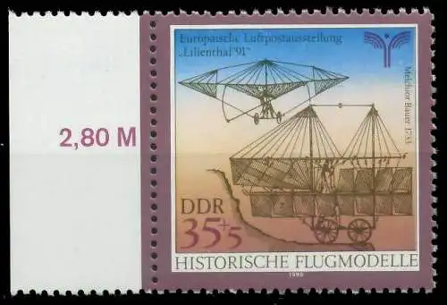 DDR 1990 Nr 3312 postfrisch SRA 0E436E