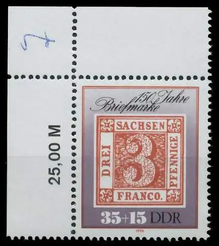 DDR 1990 Nr 3330 postfrisch ECKE-OLI 0E8C0A