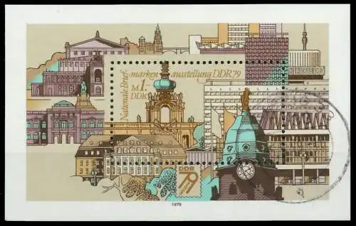 DDR BLOCK KLEINBOGEN Block 55 gestempelt 0F165A