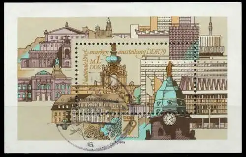 DDR BLOCK KLEINBOGEN Block 55 gestempelt 0F1662