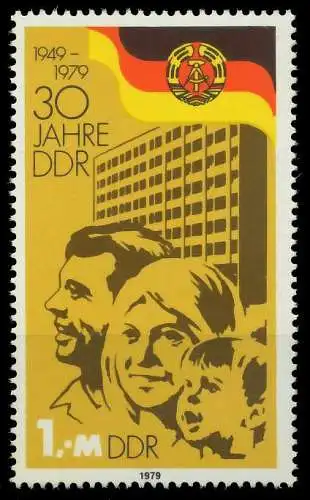 DDR 1979 Nr 2462 postfrisch SB8B412