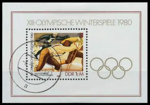 DDR BLOCK KLEINBOGEN Block 57 gestempelt 0F16CA