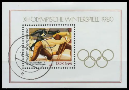 DDR BLOCK KLEINBOGEN Block 57 gestempelt 0F16CA