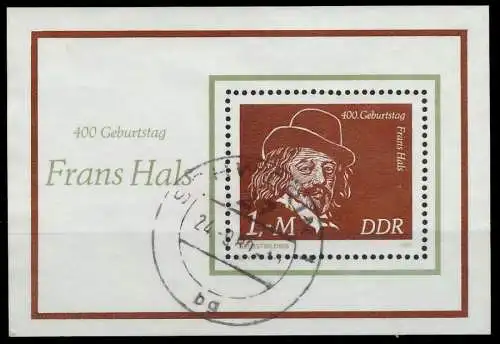 DDR BLOCK KLEINBOGEN Block 61 gestempelt 0F1742