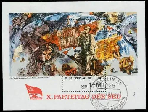 DDR BLOCK KLEINBOGEN Block 63 gestempelt 0F1792