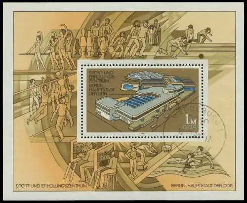 DDR BLOCK KLEINBOGEN Block 64 gestempelt 0F17C2