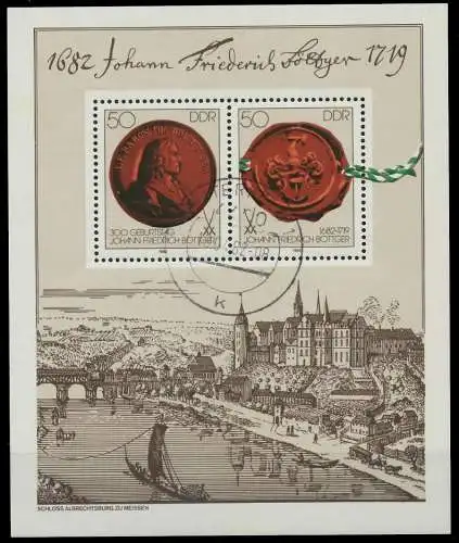 DDR BLOCK KLEINBOGEN Block 65 gestempelt 0F17EA