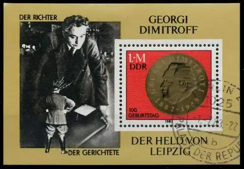 DDR BLOCK KLEINBOGEN Block 68 gestempelt 0F184E