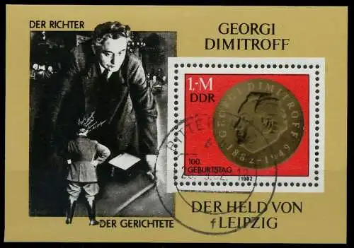 DDR BLOCK KLEINBOGEN Block 68 gestempelt 0F1856