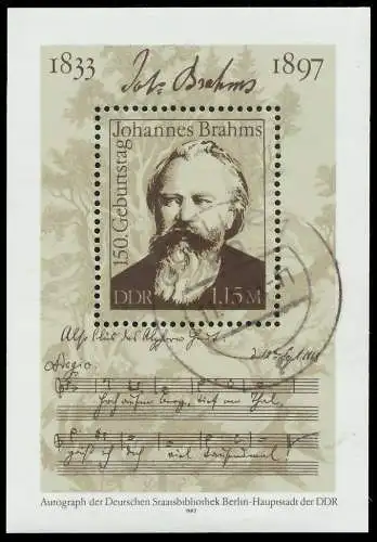 DDR BLOCK KLEINBOGEN Block 69 gestempelt 0F1866