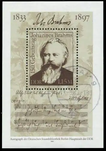 DDR BLOCK KLEINBOGEN Block 69 gestempelt 0F1876