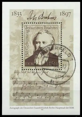 DDR BLOCK KLEINBOGEN Block 69 gestempelt 0F187A