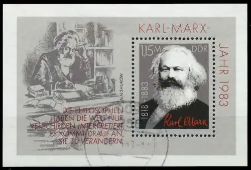 DDR BLOCK KLEINBOGEN Block 71 gestempelt 0F18AA