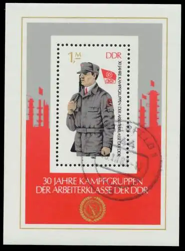 DDR BLOCK KLEINBOGEN Block 72 gestempelt 0F18D6