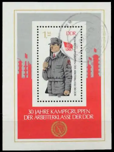 DDR BLOCK KLEINBOGEN Block 72 gestempelt 0F18DA