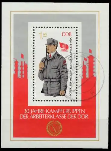 DDR BLOCK KLEINBOGEN Block 72 gestempelt 0F18E2