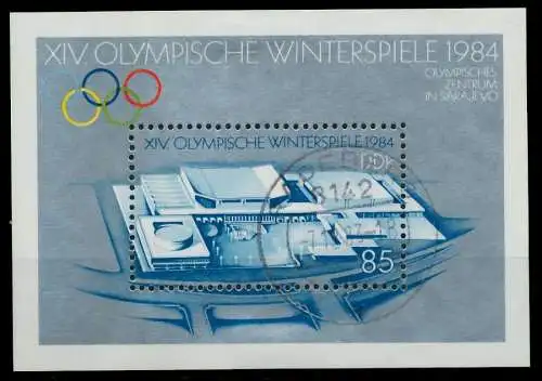 DDR BLOCK KLEINBOGEN Block 74 gestempelt 0F1912