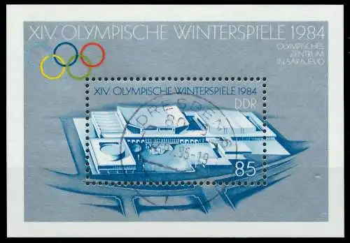 DDR BLOCK KLEINBOGEN Block 74 gestempelt 0F1926