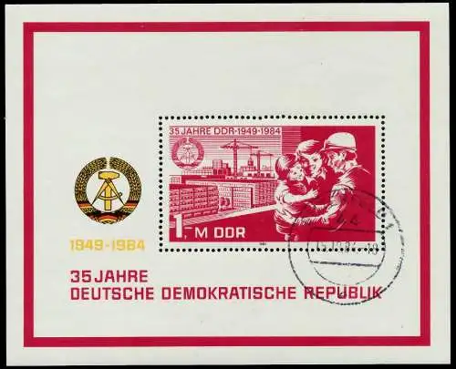 DDR BLOCK KLEINBOGEN Block 78 gestempelt 0F19D6