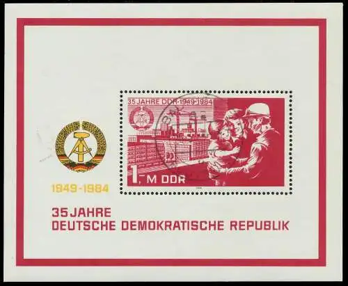 DDR BLOCK KLEINBOGEN Block 78 gestempelt 0F19E2