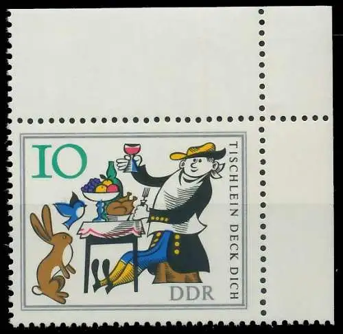 DDR 1966 Nr 1237 postfrisch ECKE-ORE SB98142