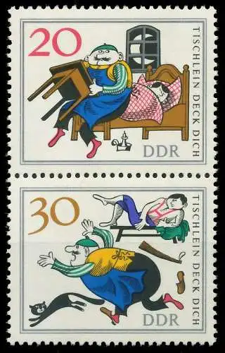 DDR ZUSAMMENDRUCK Nr SZd78 postfrisch SENKR PAAR SB9817A