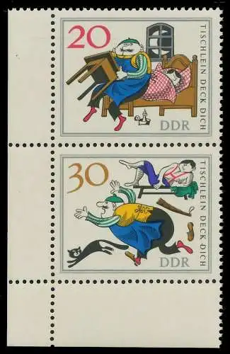 DDR ZUSAMMENDRUCK Nr SZd78 postfrisch SENKR PAAR ECKE-U 0FACCE