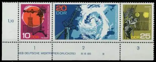 DDR ZUSAMMENDRUCK Nr WZd189 DV III dgz postfrisch 3ER S 0FAFF6