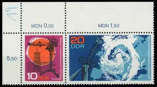 DDR ZUSAMMENDRUCK Nr WZd186 postfrisch WAAGR PAAR ECKE- 0FB08A