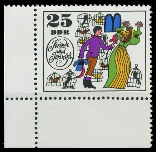DDR 1969 Nr 1454 postfrisch ECKE-ULI SB986F2