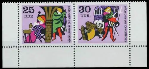 DDR ZUSAMMENDRUCK Nr WZd216 postfrisch WAAGR PAAR URA 105972