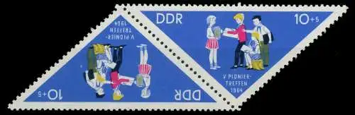 DDR ZUSAMMENDRUCK Nr K1K-1045 1045 postfrisch WAAGR PAA 1059DA