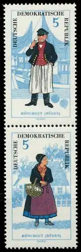 DDR ZUSAMMENDRUCK Nr SZd65 postfrisch SENKR PAAR 105AE2