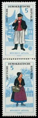 DDR ZUSAMMENDRUCK Nr SZd65 postfrisch SENKR PAAR 105AE6