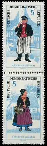 DDR ZUSAMMENDRUCK Nr SZd65 postfrisch SENKR PAAR 105AEE