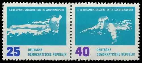 DDR ZUSAMMENDRUCK Nr WZd49 postfrisch WAAGR PAAR SBA61A6