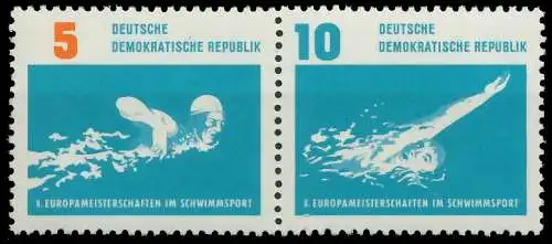 DDR ZUSAMMENDRUCK Nr WZd48 postfrisch WAAGR PAAR SBA619A