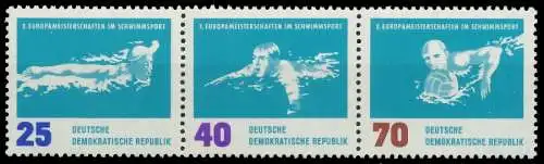 DDR ZUSAMMENDRUCK Nr WZd53 postfrisch 3ER STR SBA61D6