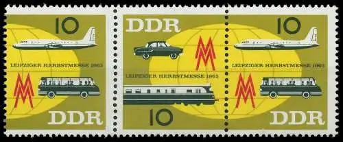 DDR ZUSAMMENDRUCK Nr WZd 97 postfrisch WAAGR PAAR 105EEE