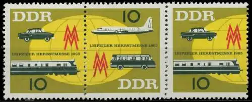 DDR ZUSAMMENDRUCK Nr WZd 95 postfrisch 3ER STR 105EFA