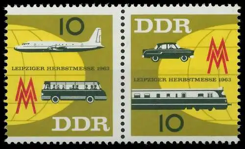 DDR ZUSAMMENDRUCK Nr WZd 96 postfrisch WAAGR PAAR 105F02