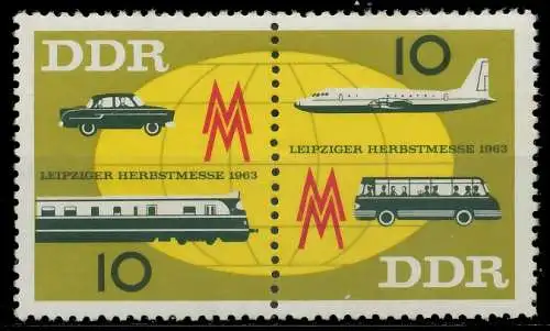 DDR ZUSAMMENDRUCK Nr WZd 94 postfrisch WAAGR PAAR 105F0E