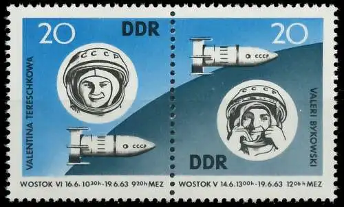 DDR ZUSAMMENDRUCK Nr WZd 90 postfrisch WAAGR PAAR 105F32