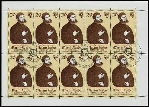 DDR BLOCK KLEINBOGEN Nr 2755I oBZ KLEINBG 10DAEE